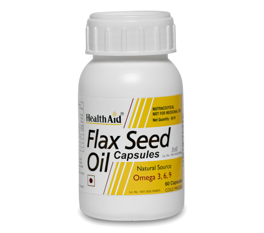 Healthaid Flaxseed 1000mg (Omega 3,6,9) Capsule - 60 Capsule
