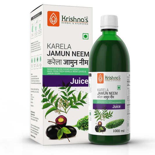 Krishna's Herbal & Ayurveda Karela Jamun Neem Juice 1000ml