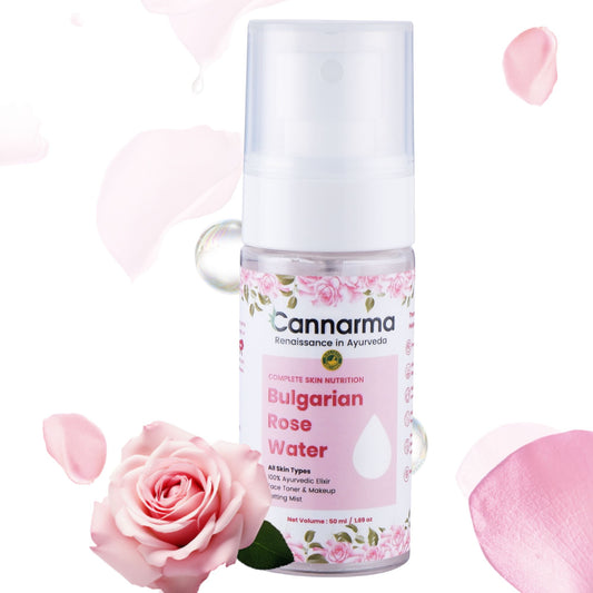 Cannarma Bulgarian Rose Water Complete Skin Nutrition Natural Skin Toner Spray - 50ml