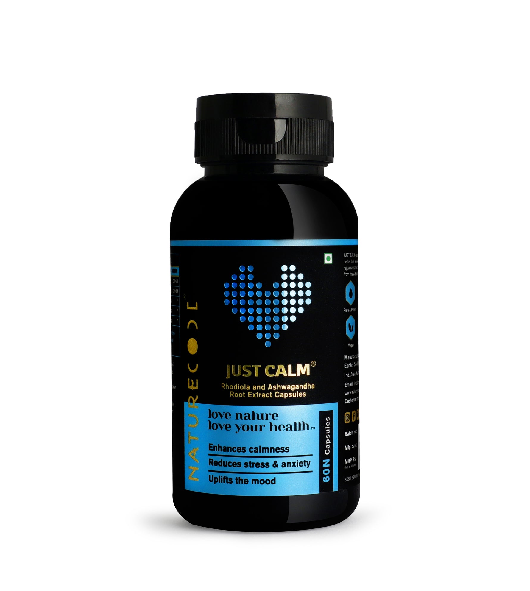 Nature Code Just Calm Capsule - 60 Capsules