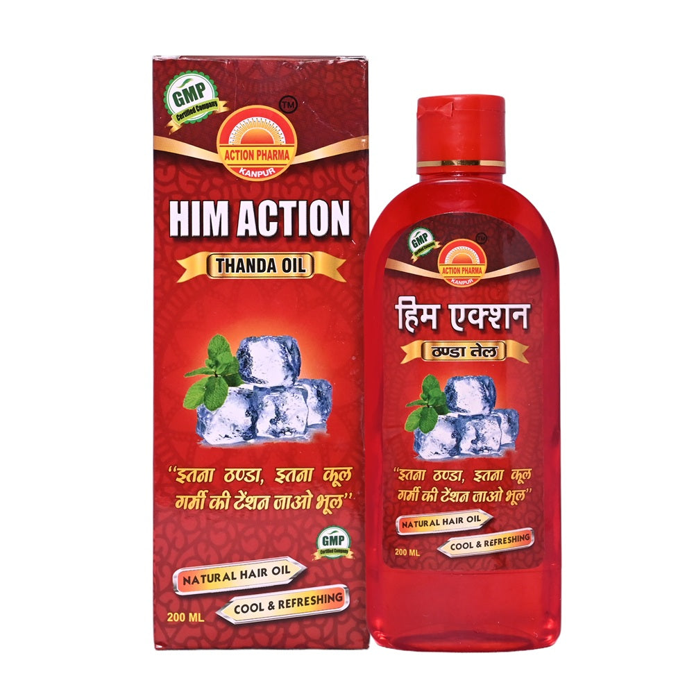 Action Pharma Him Action Thanda Oil- 200ml