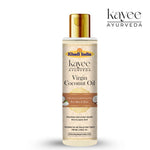 Kayee Ayurveda Virgin Coconut Oil for Hair & Skin | Natural Coconut Oil for Hair & Scalp Nourishment, Dry Skin Moisturization, Hair Conditioning, Softness, Smoothness & Natural-Looking Shine | 100 ml