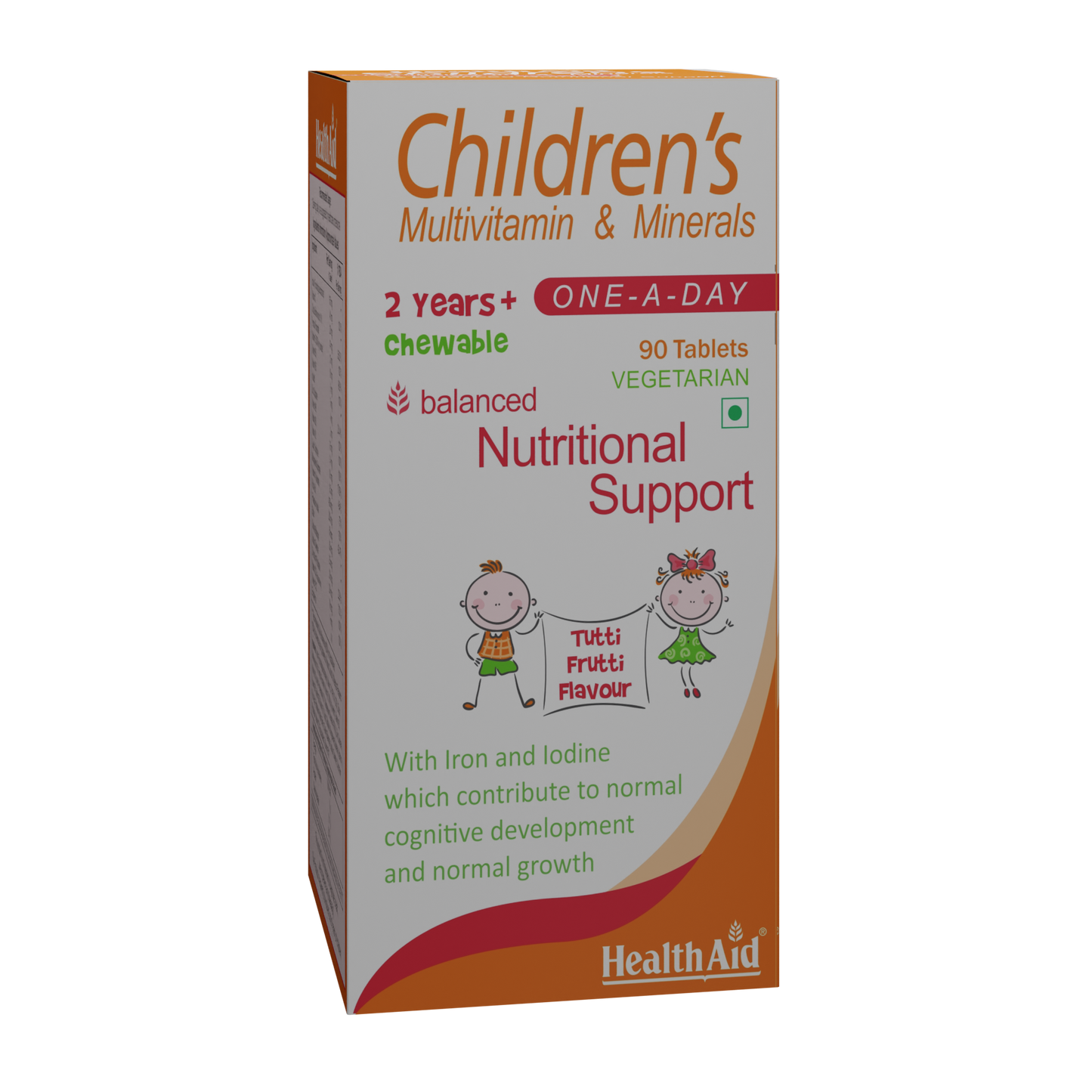 HealthAid Children's Multivitamins & Minerals Chewable Tablet - 90 Chewable Tablet