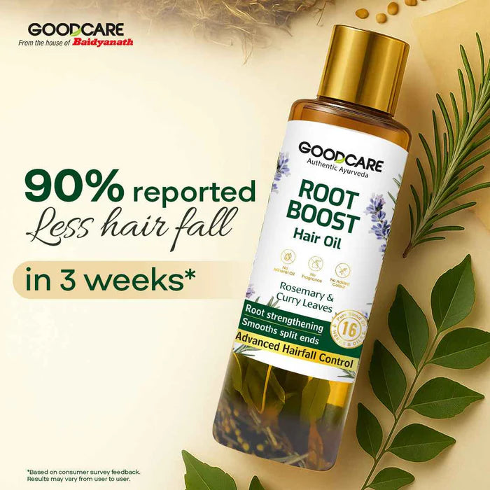 Goodcare Root Boost Rosemary & Curry Leaves Hair Oil - 100 ml