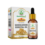 Bhudevam Naturals Khadi Sandalwood Essential Oil for Skin Care, Aromatherapy, Meditation, Diffuser & Massage -15ml