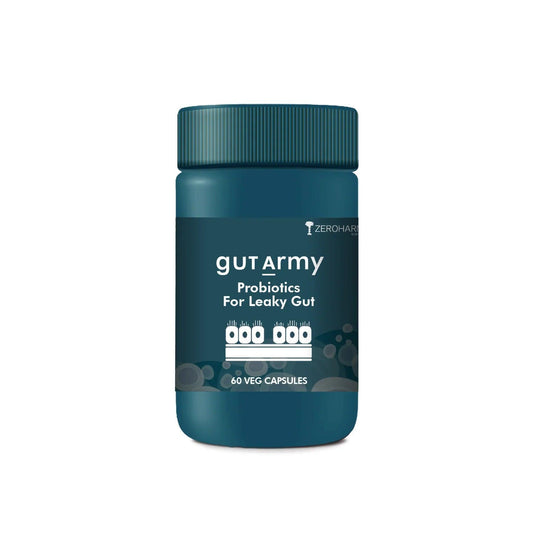Zeroharm Gut Army Probiotic Leaky Gut Capsule - 60 Capsules