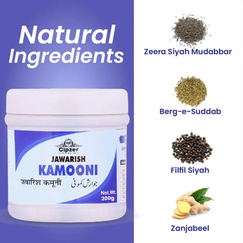 Cipzer Jawarish-E-Kamooni - 125gm | Herbal Remedy for Indigestion, Gastric Pain & Loss of Appetite