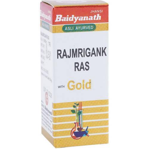 Baidyanath (Jhansi) Rajmrigank Ras with Gold Tablet