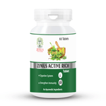 Zenius Active Rich Tablets - Natural Multivitamin Tablets for Immunity, Energy and Digestive System Booster - 60 Tablets