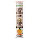 Vitaminnica Lion’s Mane Effervescent Tablets - Brain Boost, Focus & Memory Support, 20 Count