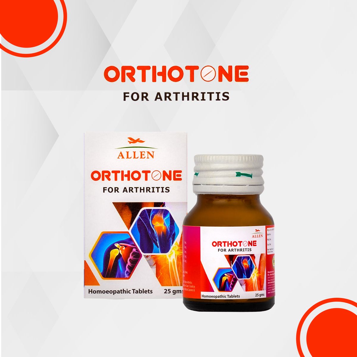 Allen Orthotone Tablet - 25gm - Pack of 2