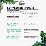 Zespo Wheatgrass Powder 60 g | 100% Pure Wheatgrass (Triticum aestivum) | Green Superfood for Digestion & Daily Nutrition | 40 Servings | Vegan