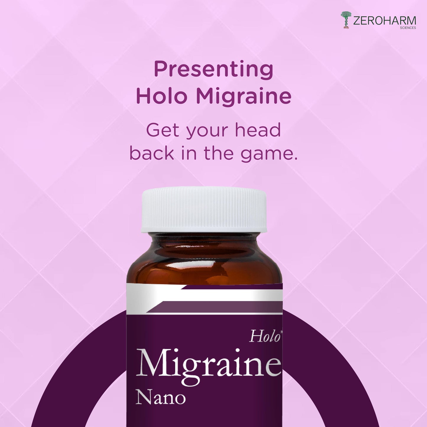 Zeroharm Holo Migraine Nano Capsule - 60 Capsules