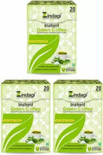 Zindagi Instant Green Coffee Powder (20 Sachet)
