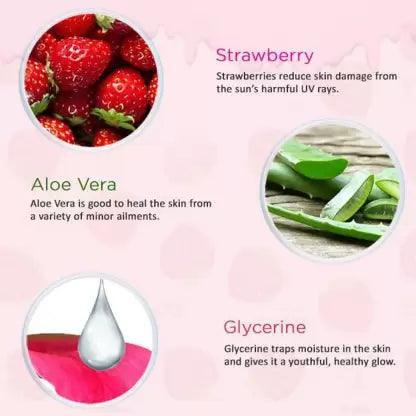 Deemark Osten Facewash Combo -  Strawberry Facewash - 100 ml & Neem Tulsi Facewash - 100 ml