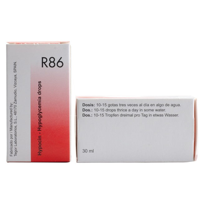 Dr. Reckeweg R86 Low Blood Sugar Drop - 30ml
