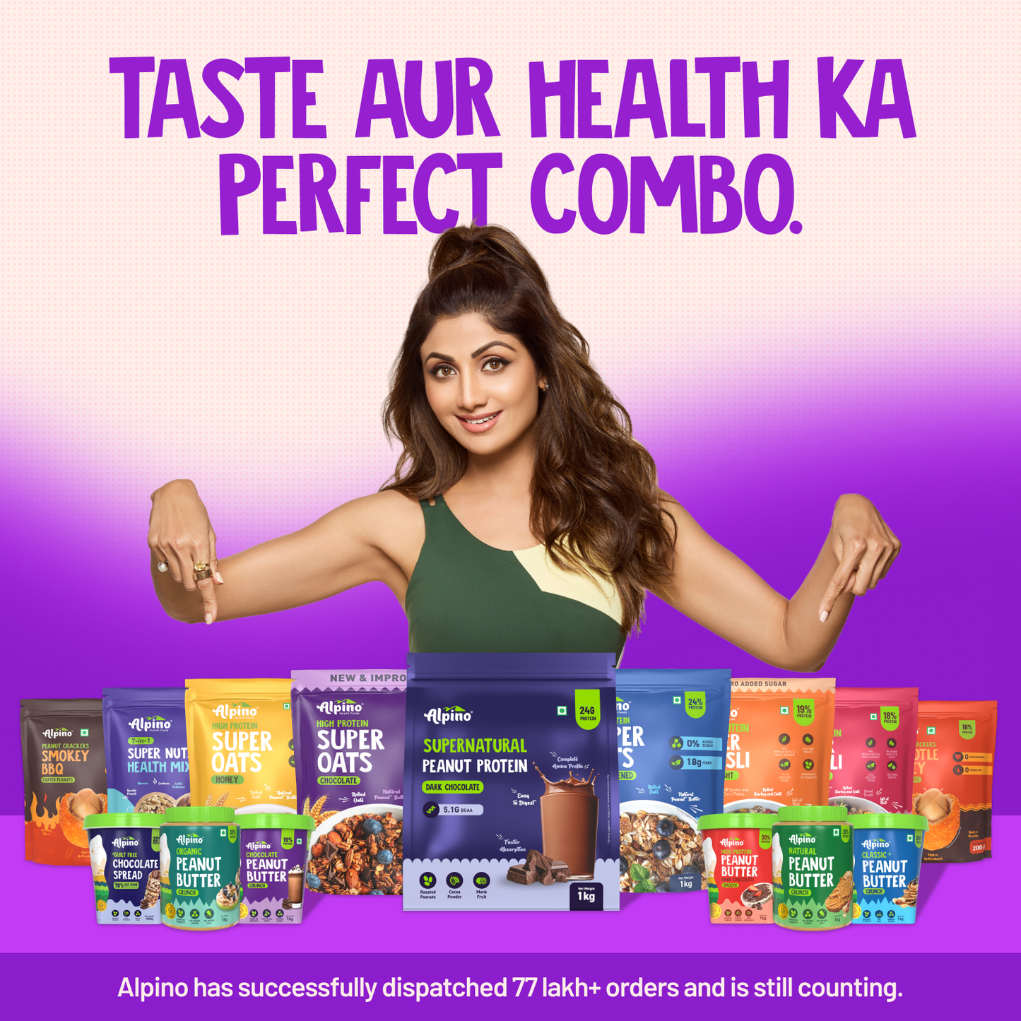Alpino High Protein Super Oats Chocolate, 400 gm