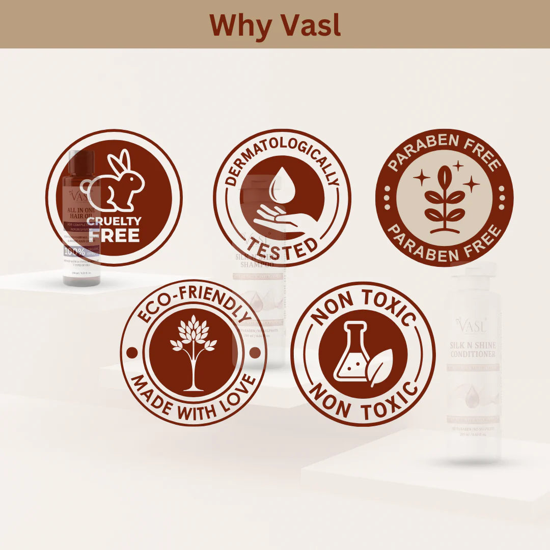 VASL Anti Hair Fall Combo - Hair Fall Control & Thinning Care Growth Kit