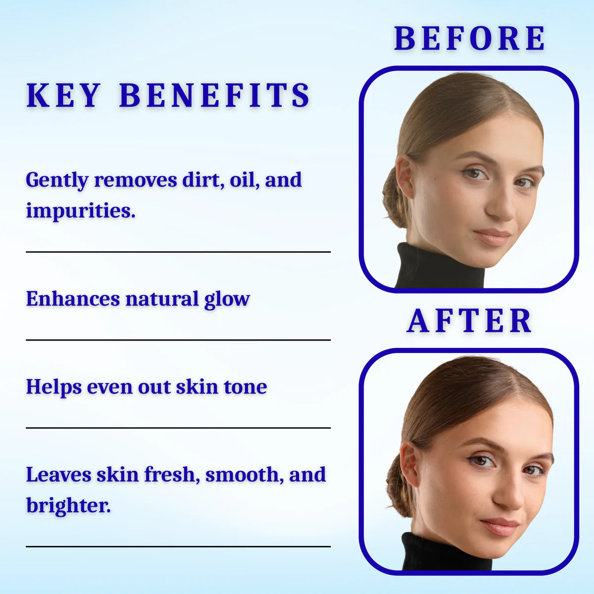 VASL Brightening Face Wash - Radiant Skin Cleanser for Glowing Even Tone