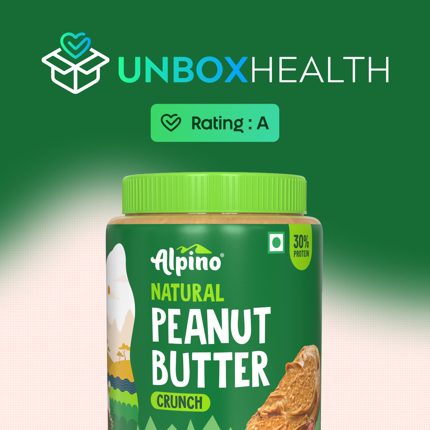 Alpino Natural Smooth Peanut Butter