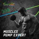 Vitaminnica Pump Expert Arginine AAKG Capsules - Nitric Oxide Muscle Pump Booster, 60 Count