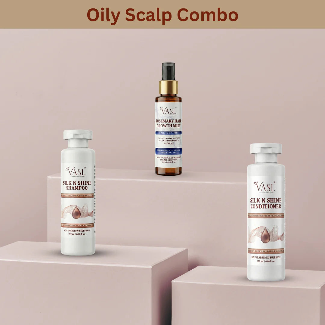 VASL Oily Scalp Combo - Sebum Control & Purifying Root Cleansing Kit