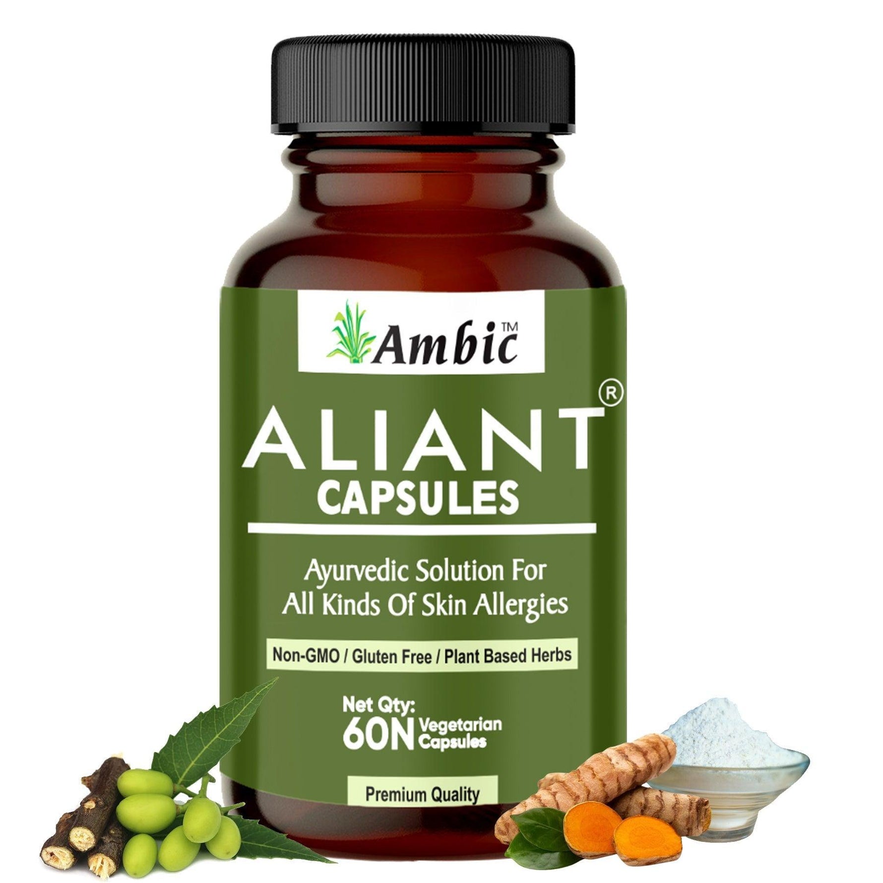 Ambic Aliant Vegetarian Capsule (60 Each)