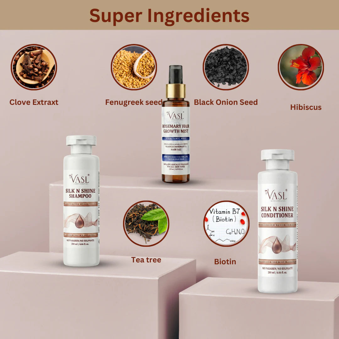 VASL Oily Scalp Combo - Sebum Control & Purifying Root Cleansing Kit