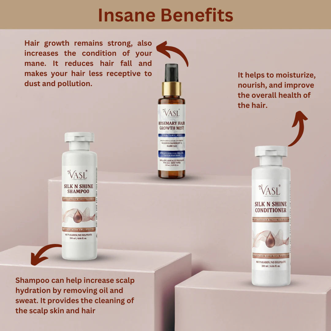VASL Oily Scalp Combo - Sebum Control & Purifying Root Cleansing Kit