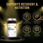 CSK Limited Edition Pure Nutrition Sports Multivitamin+ Tablets | Multivitamins, Minerals, Electrolytes & Amino Acids | 60 Veg Tablets
