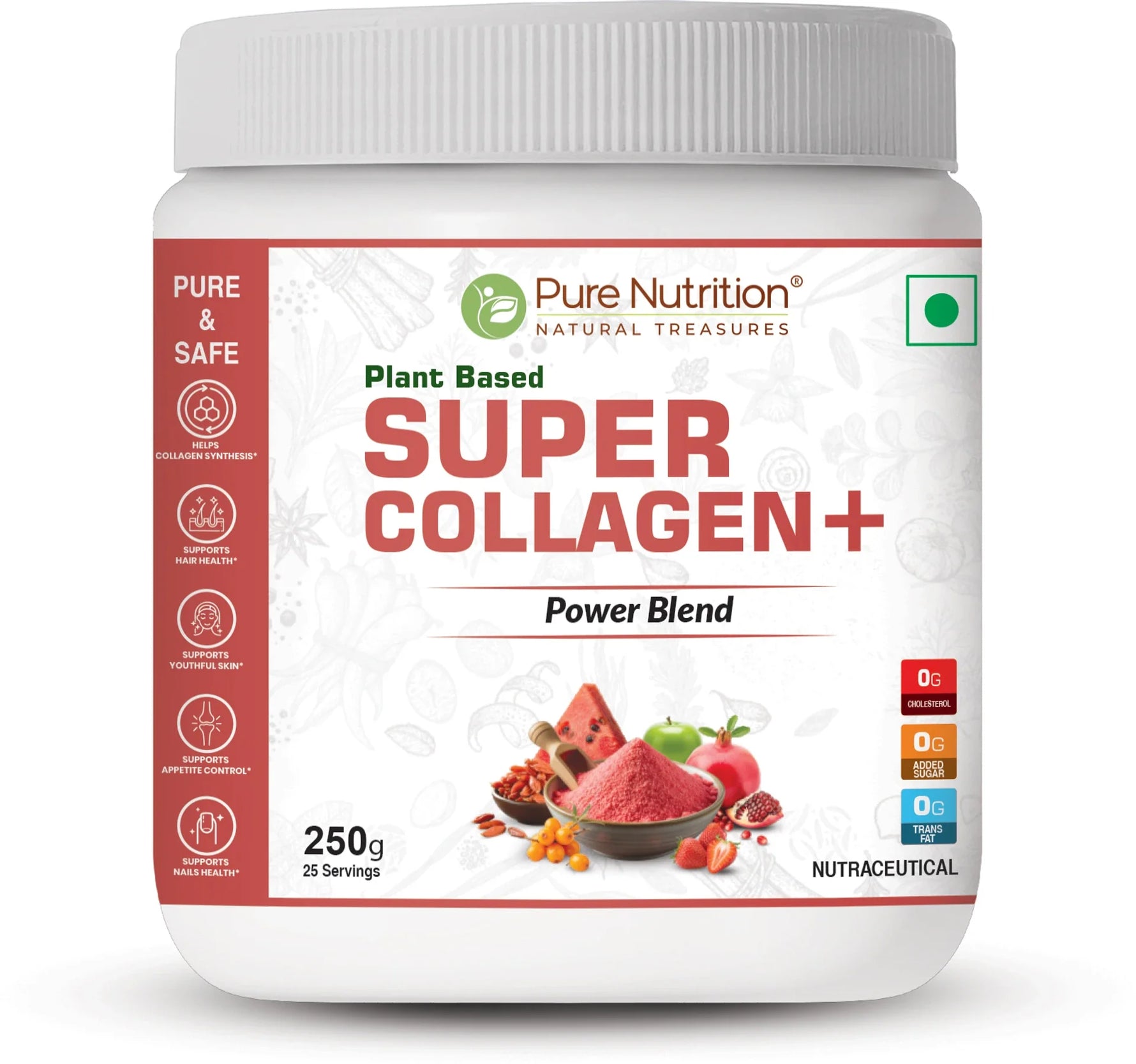 Pure Nutrition Plant Based Super Collagen+ Powder - 250g