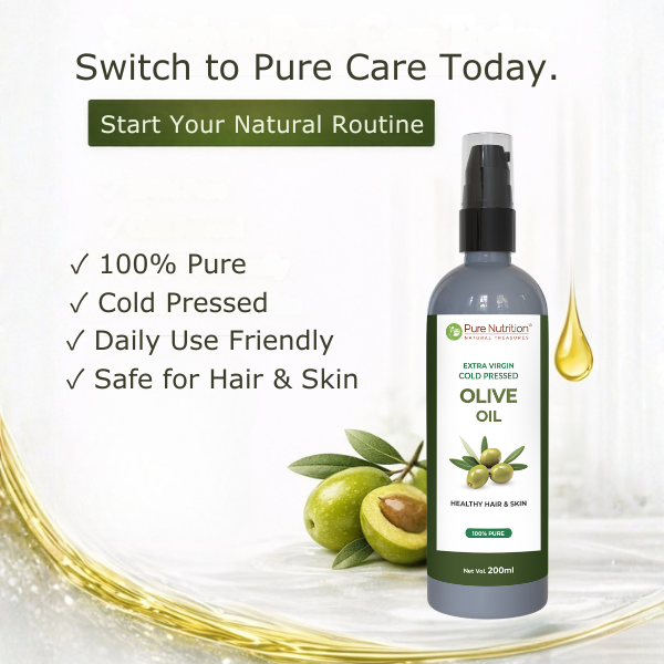 Extra Virgin Cold Pressed Olive Oil 200ml | Pure & Premium Quality