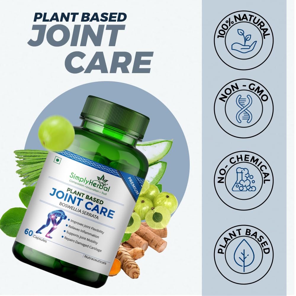 Simply Herbal Plant Based Joint Care Capsule - 60 Capsules