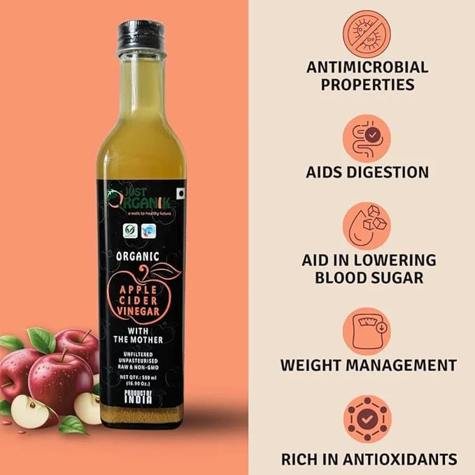 Just Organik Apple Cider Vinegar-500ML
