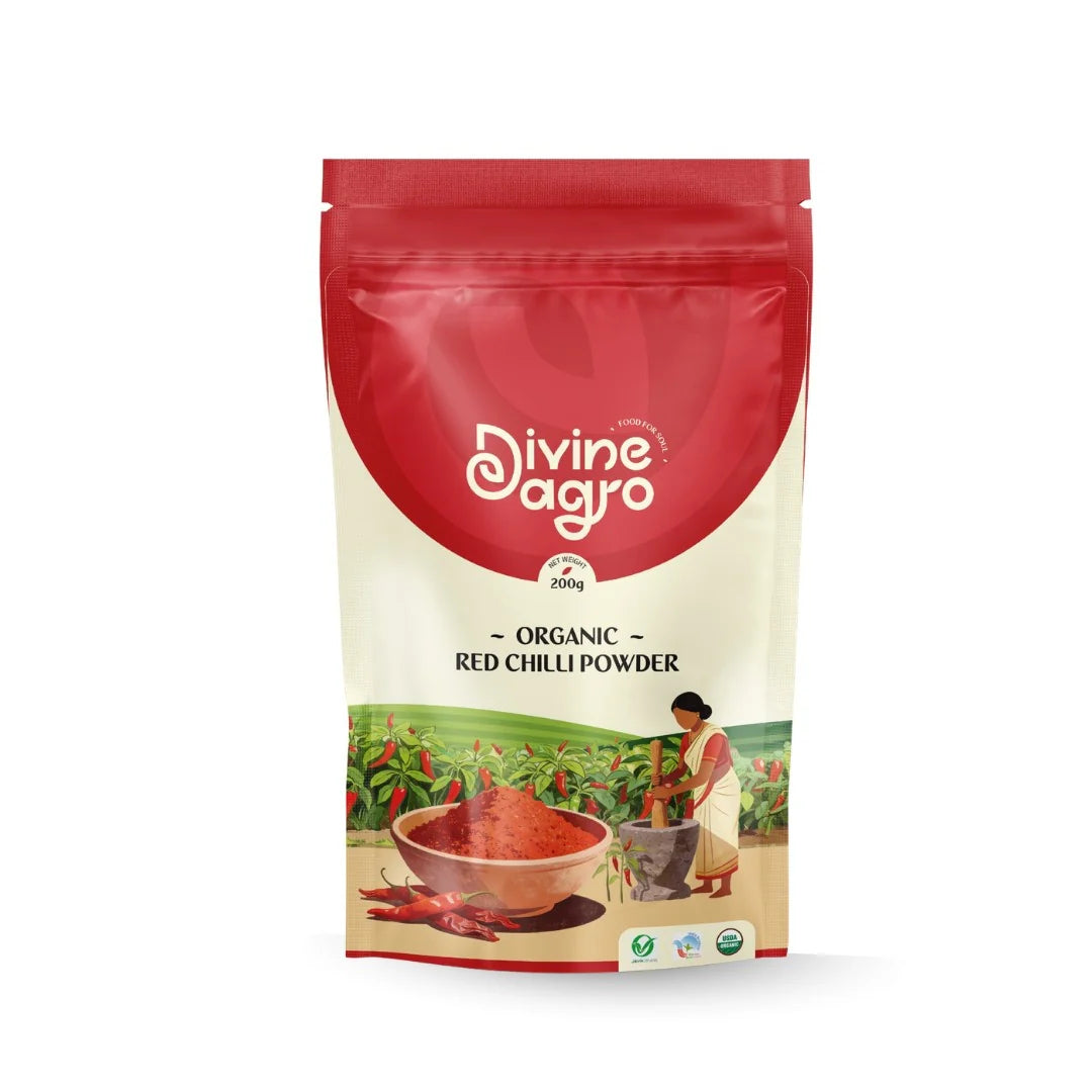 Divine Agro Red Chilli powder - 200gm
