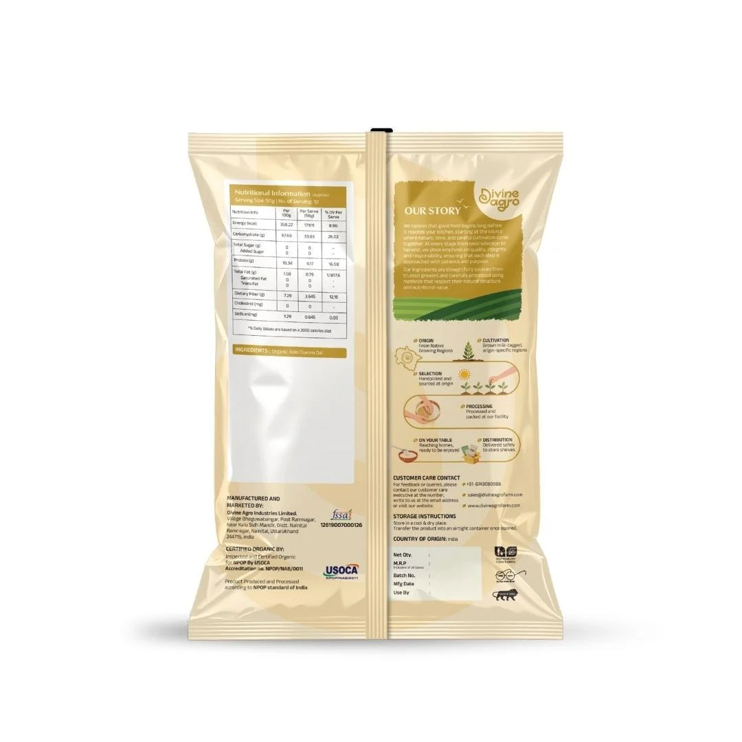 Divine Agro Kala Chana - 1kg