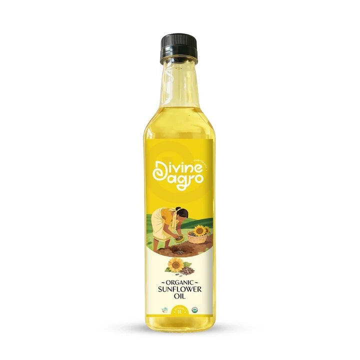 Divine Agro Sunflower Oil - 1ltr.
