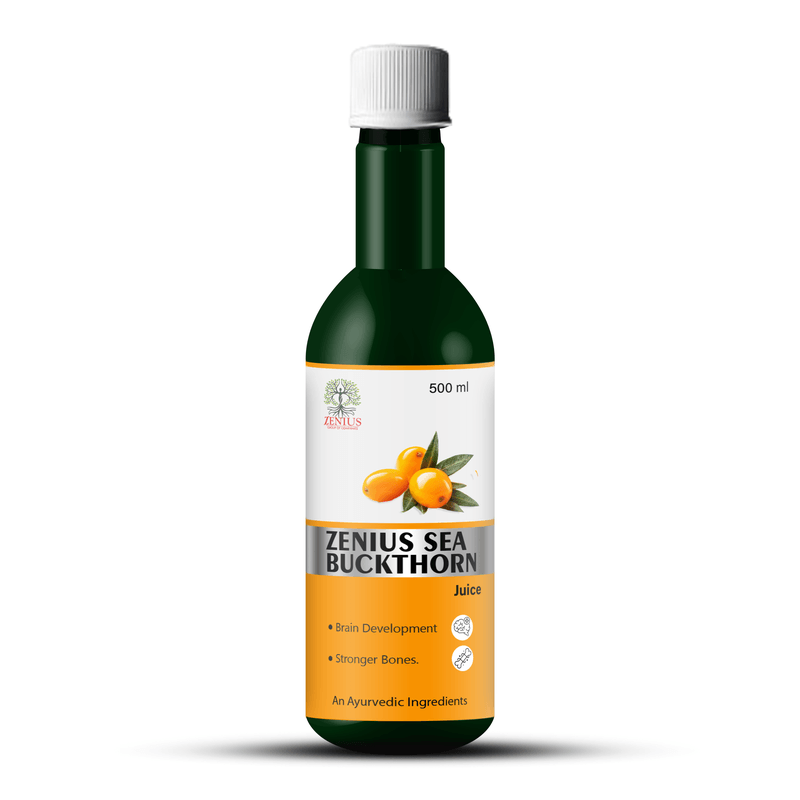 Zenius Sea Buckthorn Juice - for Skin Nourishment, Heart Health, and Immune Support - 500ml Juices