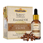 Kayee Ayurveda Clove Essential Oil for Aromatherapy, Diffuser, Massage & Home Fragrance | Warm Spicy Clove Aroma Oil for Meditation, Yoga, Relaxation & Spa | Multi-Purpose Essential Oil for Personal Care & Wellness | 15 ml