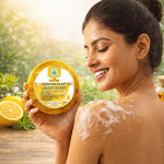 Bhudevam Naturals Khadi Lemon & Honey Loofah Soap – Deep Cleansing Scrub Soap for Smooth & Fresh Skin- 250GM (Pack of 2)