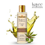 Kayee Ayurveda Castor Oil for Skin, Hair & Nails | 100% Pure Castor Oil for Hair & Scalp Nourishment, Skin Moisturizing, Nail & Cuticle Care | Multi-Purpose Natural Beauty Oil for Men & Women | 100 ml