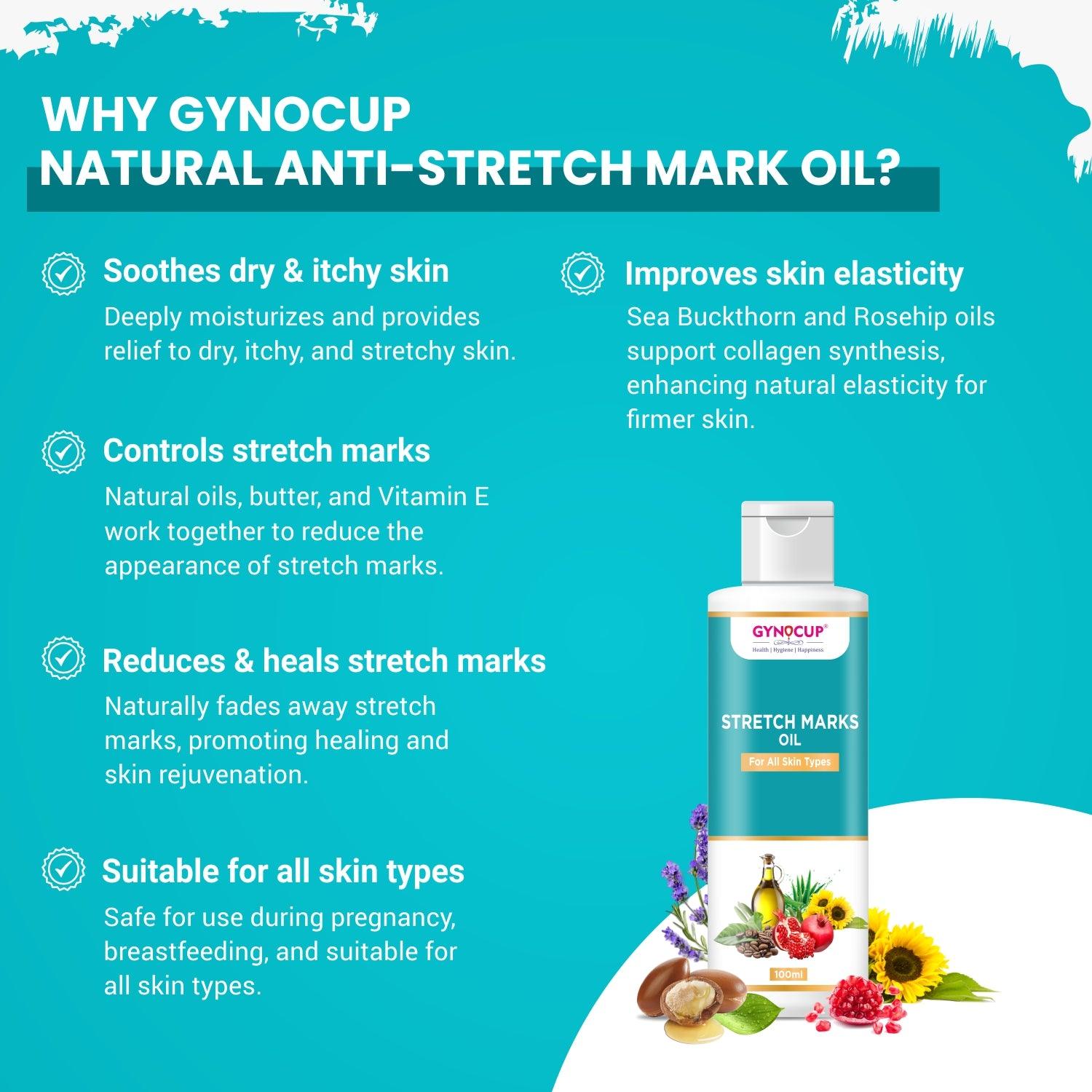 Gynocup Stretch Mark Removal Oil