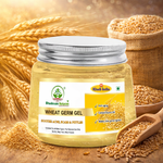 Bhudevam Naturals Khadi Wheatgerm Aloe Vera Gel for Face & Hair – Hydrating, Nourishing & Skin Brightening- 200GM
