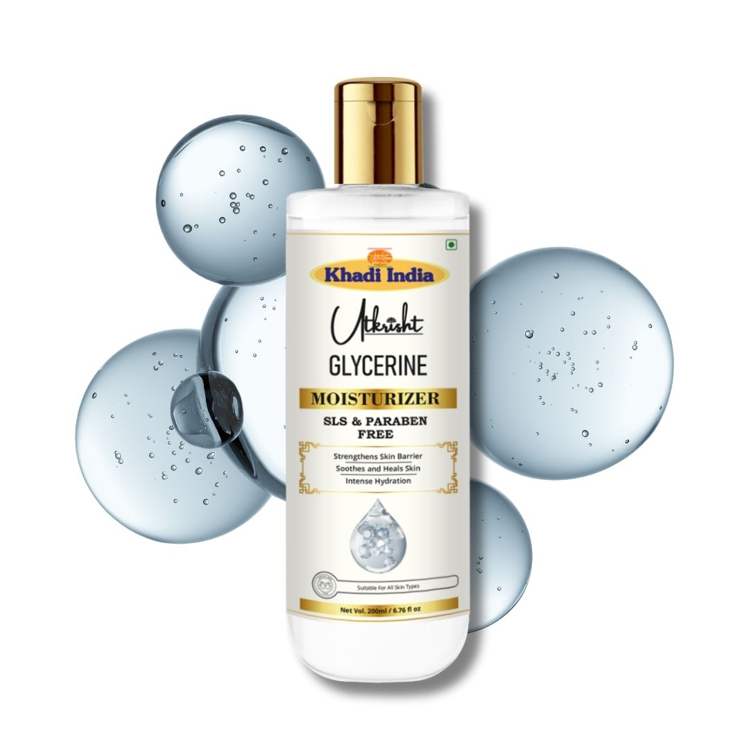 Utkrisht Khadi Pure Glycerine Moisturizer | Deep Nourishing & Non-Greasy Face & Body Cream