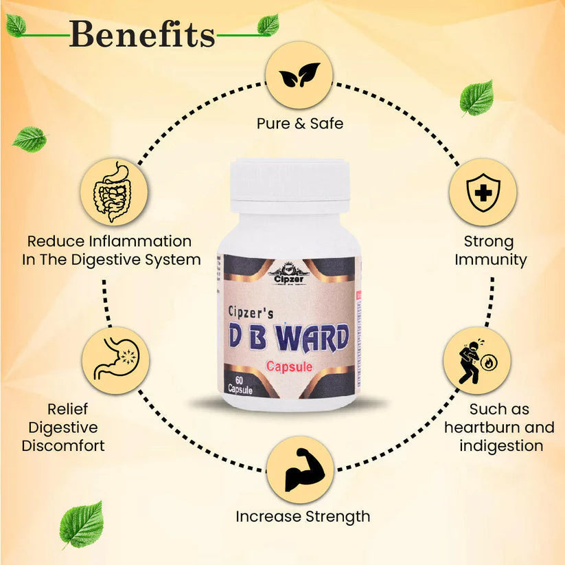 Cipzer D B Ward Capsules - 60 Capsules