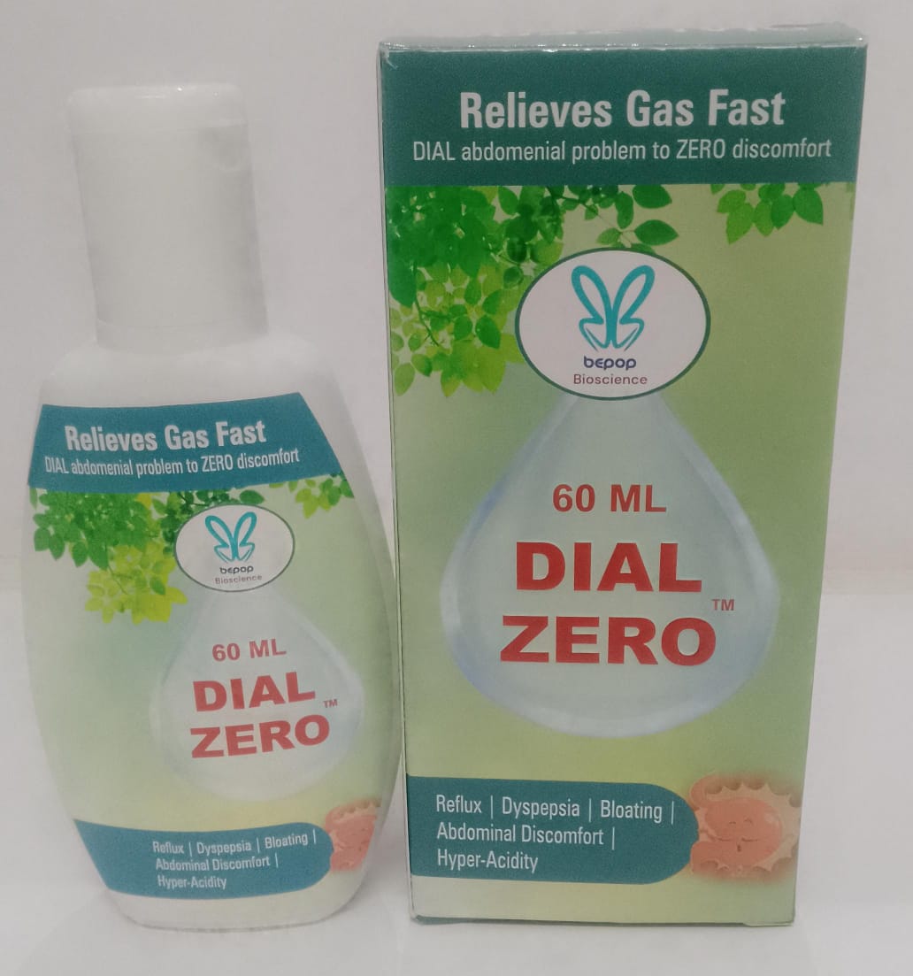 Bepop Bioscience Dial Zero Relieves Gas Fast - 60 ML