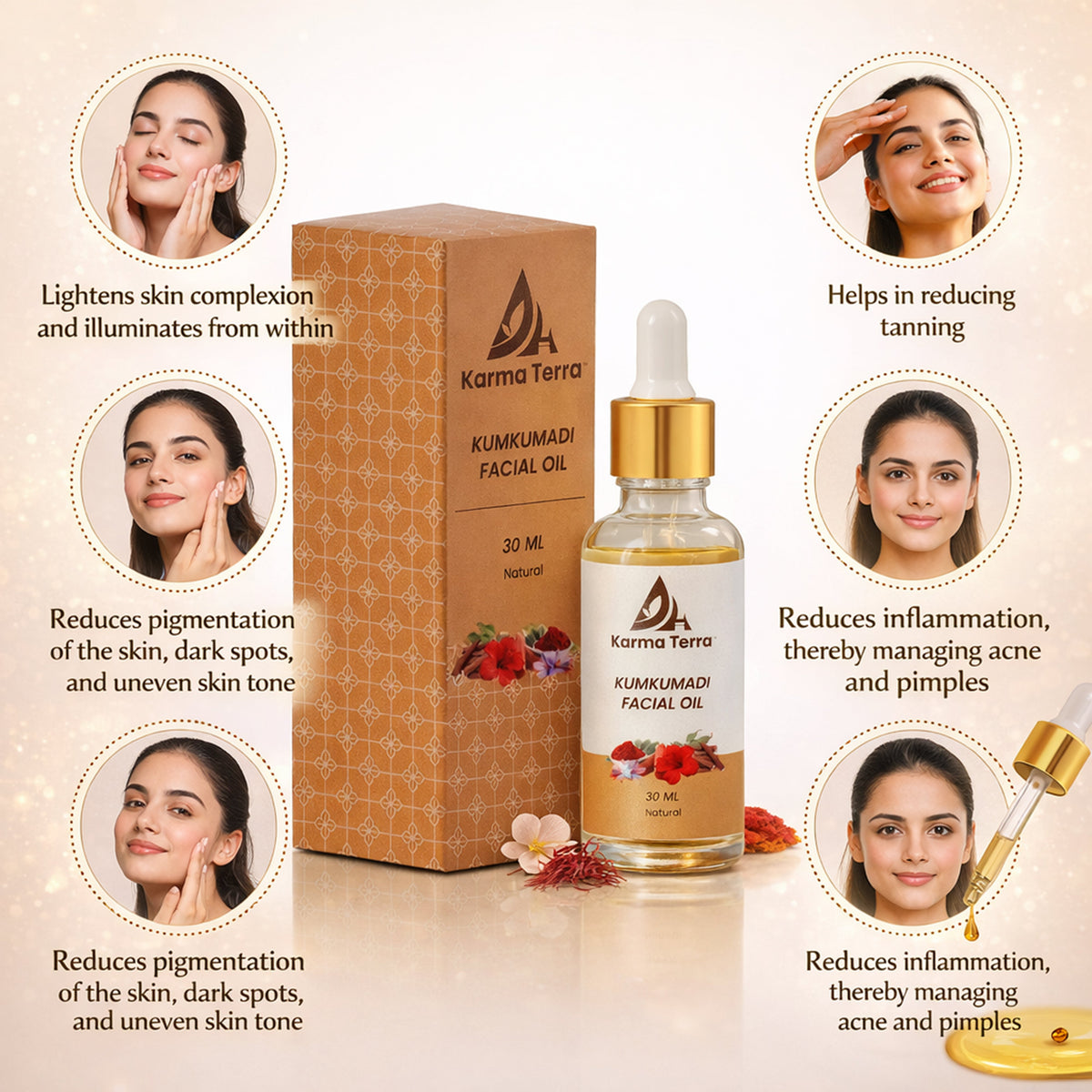 Karma Terra Kumkumadi Facial Oil