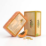 Arka Pure Life Papaya Soap – Papaya-Enriched Cleansing Bath Soap for Bright, Smooth & Healthy-Looking Skin – 100g