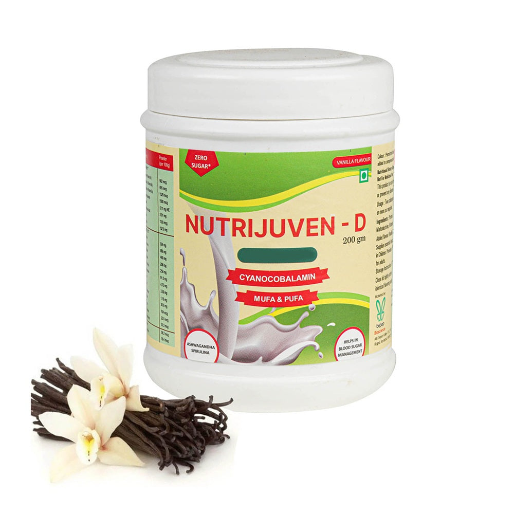 Nutrijuven - D Diabetic Care Powder (200gm Each) Zero Sugar Vanilla