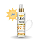 Khadi SPF 60 Sunscreen Lotion | Broad Spectrum UVA & UVB Sun Protection | Herbal Sunblock for Face & Body | Helps Protect Skin from Sun Tan & UV Damage | 100 ml